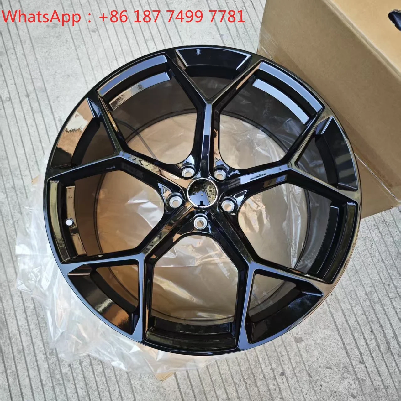 

YQ Hot Sale Sport Passenger Car Wheel 18 19 20 21 22 23 Inch Gloss Black for RS6 RS5 A8 A6 A7 A5 Q8 Car RIms 5 Holes
