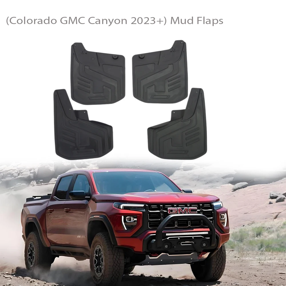 

FOR Chevrole Colorado GMC Canyon Mudguard Fender Mud Flap Guards Splash Mudflaps Car Accessories Mudguards Front Rear 4pcs 2023+