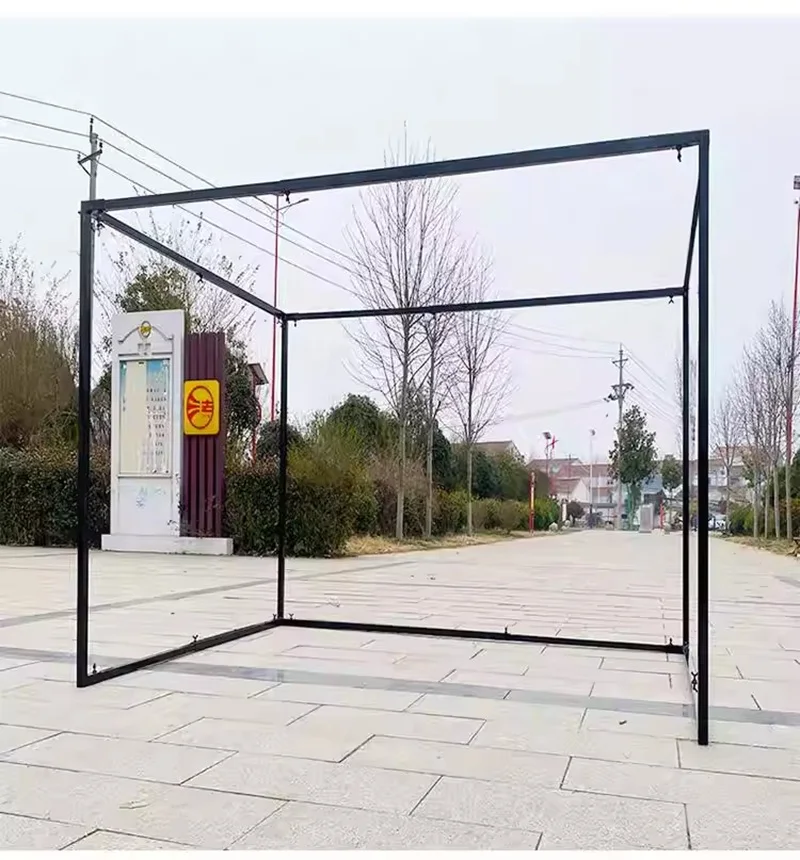 Ausziehbarer rechteckiger Hochzeitsbogen-Hintergrundständer, Blumenrahmen, Dekoration für Hochzeitszeremonien – Detail 5