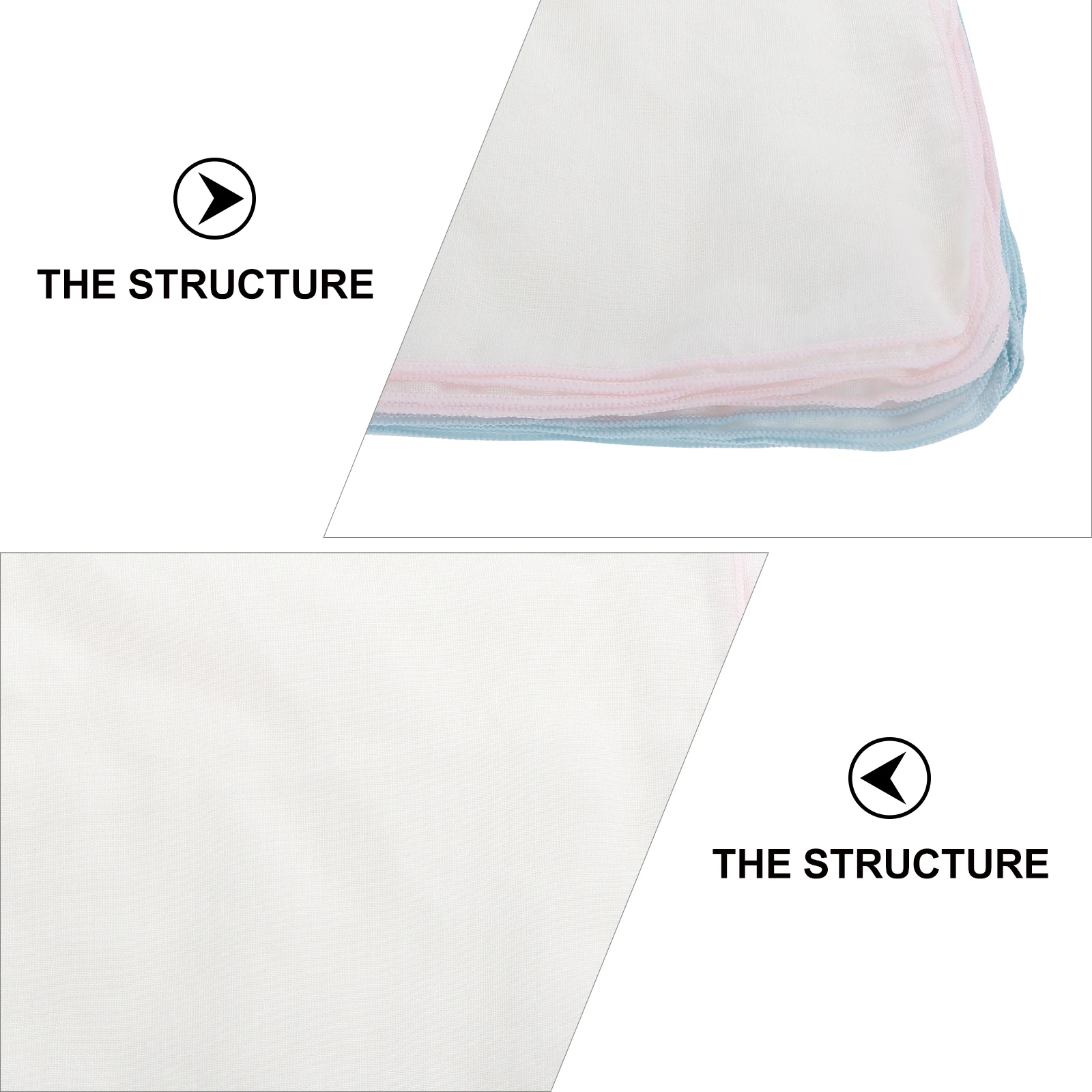 

20pcs Baby Feeding Towels Cotton Muslin Washcloths Newborn Bib Soft Reusable Durable Teething Saliva Cloth for Infants Toddler