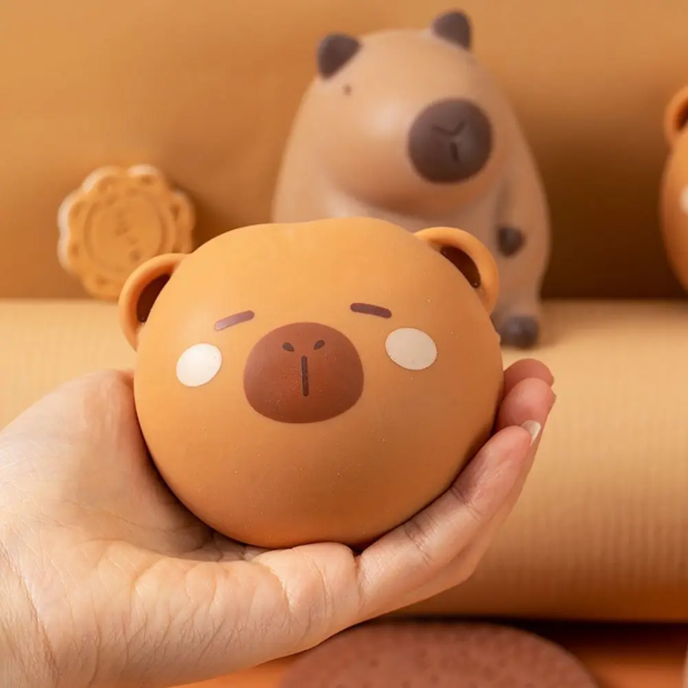 Cute TPR Decompression Toy Stress Release Capybara Decompression Doll Slow Rebound Release Anxiety Toy antistress foot squishy