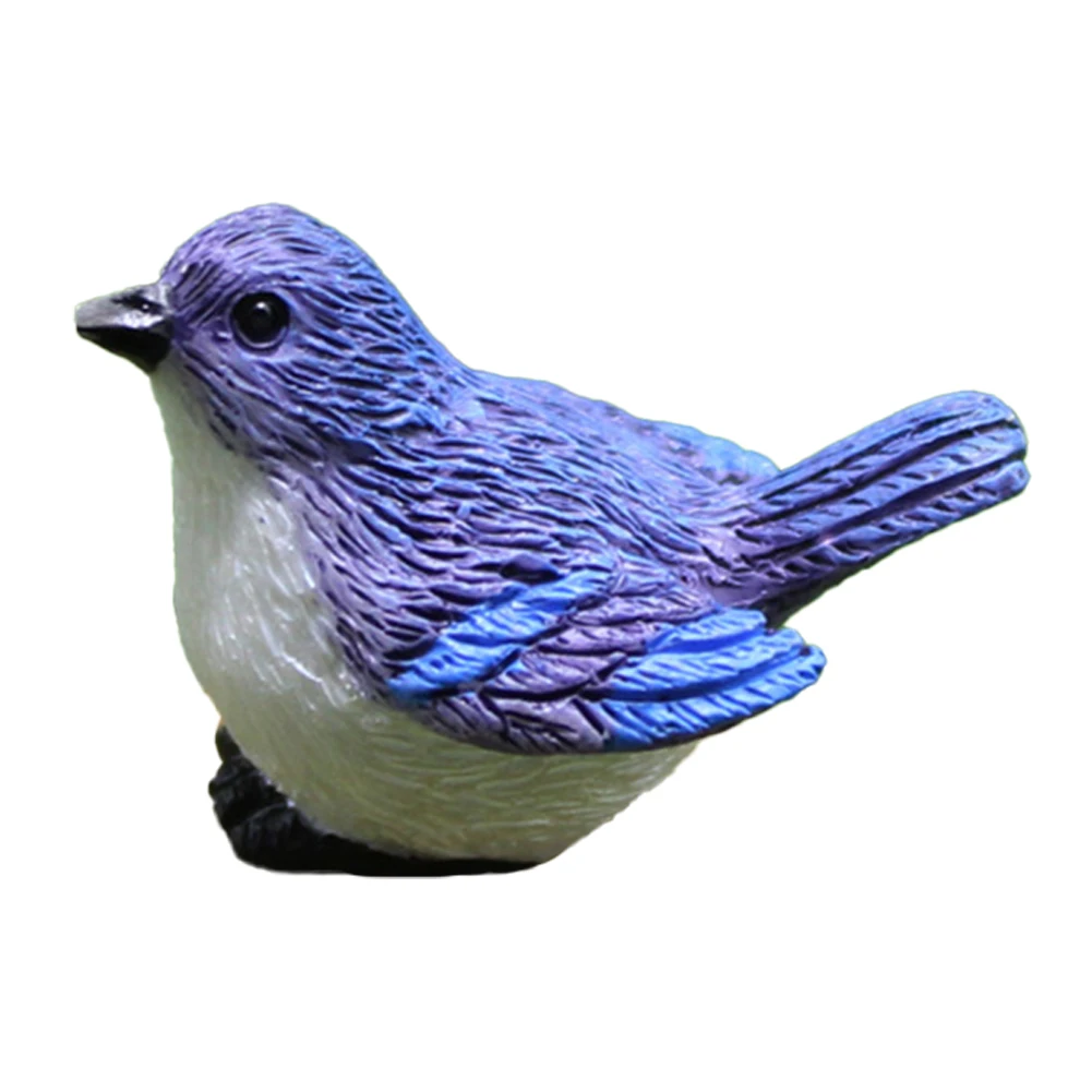 High-quality Practical Brand New Ornament Lawn Ornaments Resin Material Versatile Use Birdie Figurines Mini Gardening