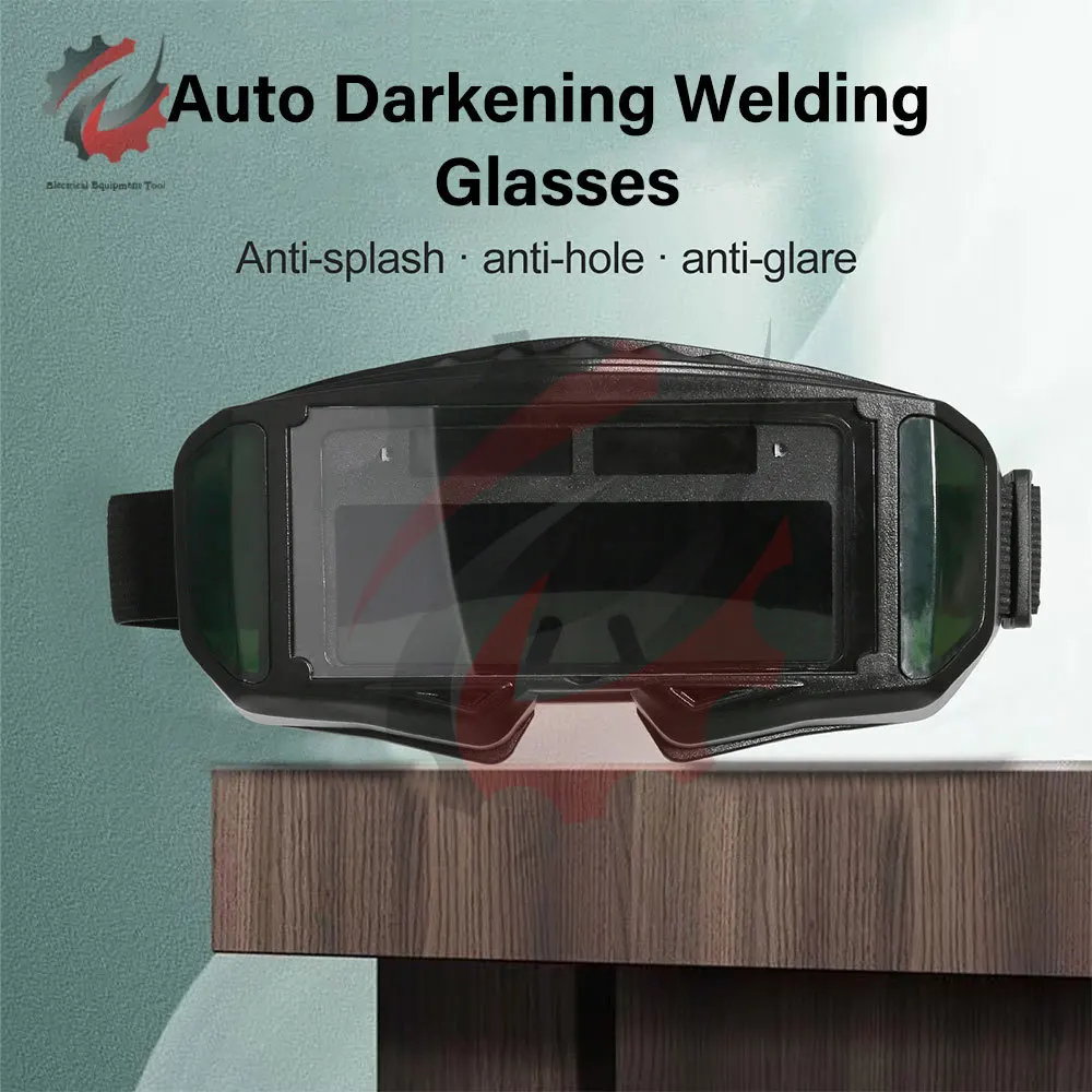 Headwear Welding Goggles Automatic Dimming Protective Glasses Large View True Color Goggles Soldering Safety Protection Screens