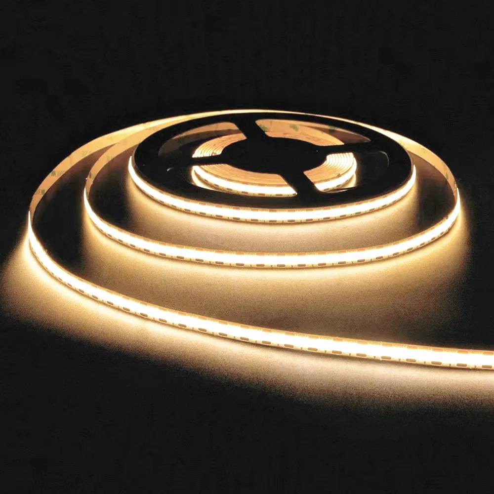 COB LED Streifen Licht 12V Hohe Dichte Flexible Band Band 3000K 4000K 6500K Weiß RA90 Led lichter 1cm Kurze Abstand Cut – Detail 2