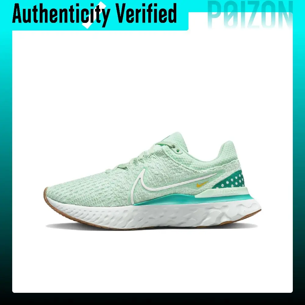 Nike React Infinity Run Flyknit 3 Running Shoes Women's Low-top Green/White DD3024-301