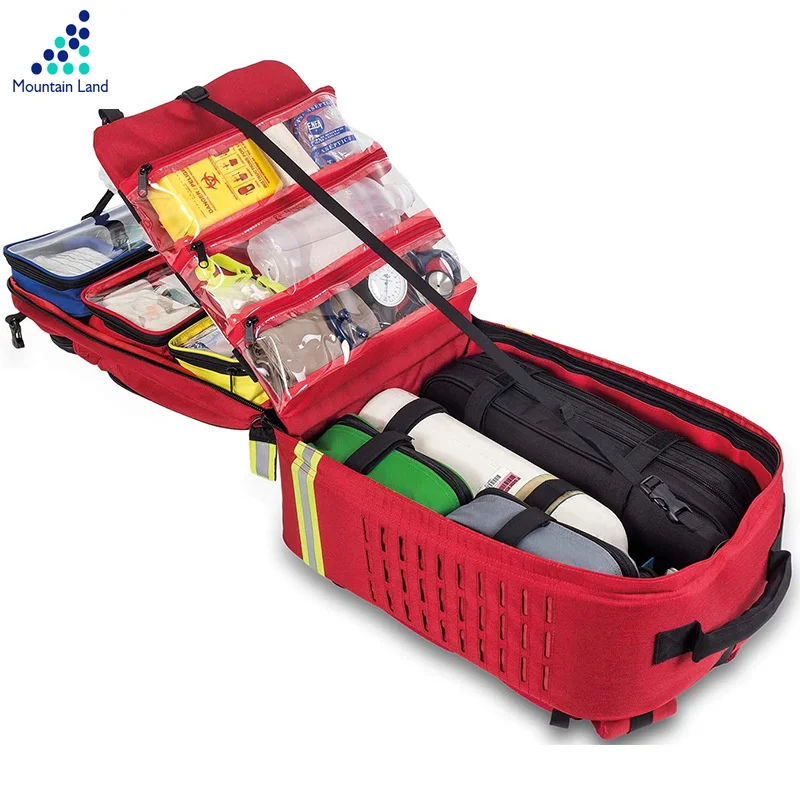 High Quality Firefighter Operations  Rescue Emergency Kit Outdoor Emergency Medical Backpack Disaster Prevention