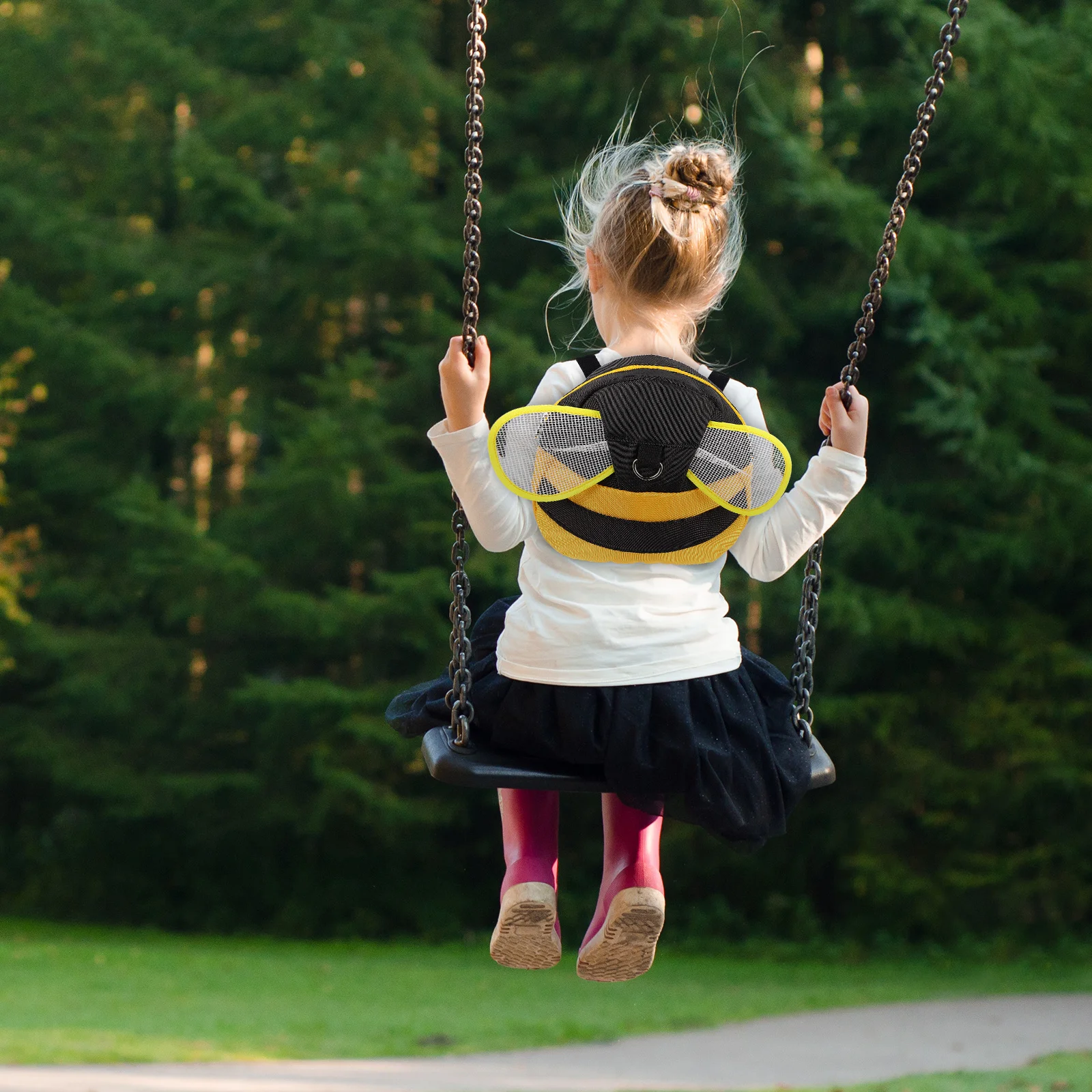 

Детский рюкзак в форме пчелы, желтый, с защитой от потери, милый школьный ранец для детей, легкий дорожный рюкзак для активного отдыха