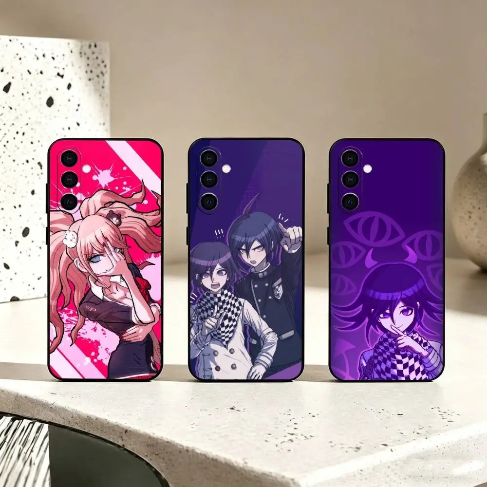 Anime D-Danganronpa 2 Phone Case For Samsung Galaxy A73,A72,A71,A70,A53,A52,A51,Soft Silicone Black Cover