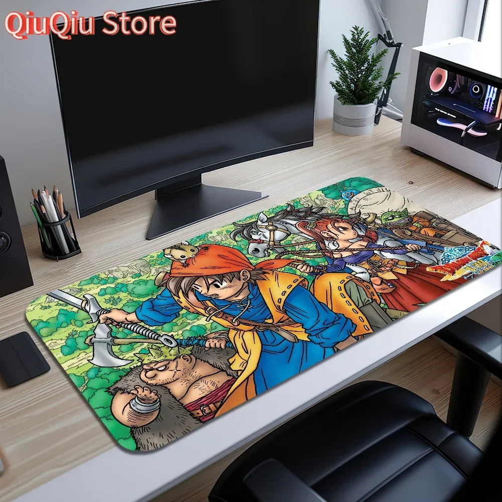 Juego Dragon Q-Quest Journey Cursed King 8 S alfombrilla de ratón alfombrilla de escritorio grande teclado ergonómico Oficina juego de goma PC antideslizante Anti-desvanización