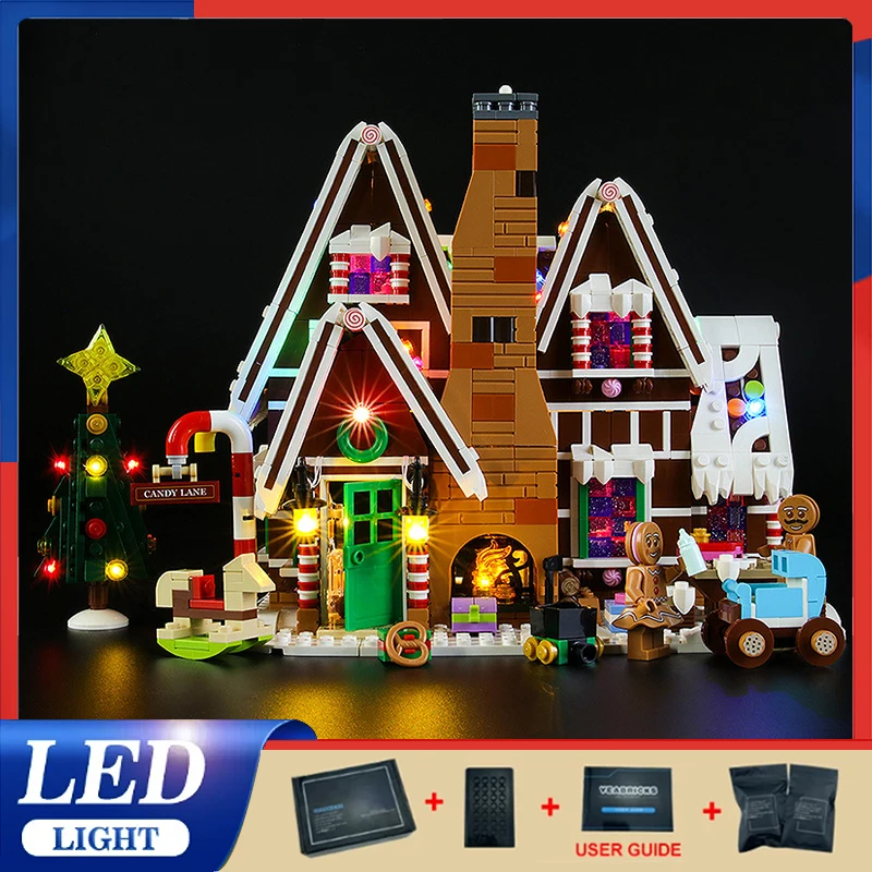 Diy LED Light Kit For LEGO 10267 Gingerbread House (Only LED Light,Without Blocks Model )