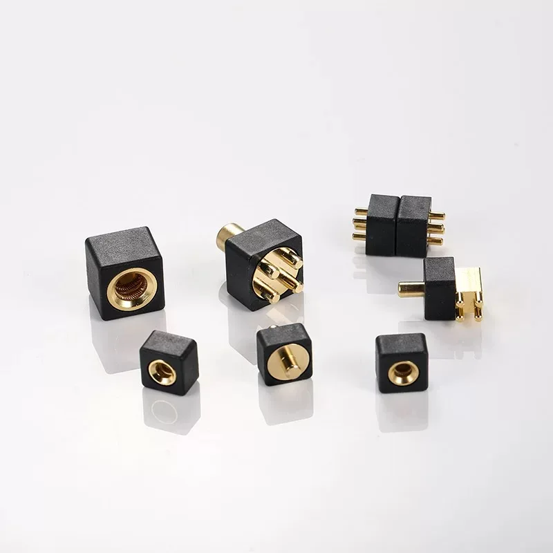 1PCS Board-to-Board High Current Connectors Spring Contacts Multi-point Contact Gold Plated Copper