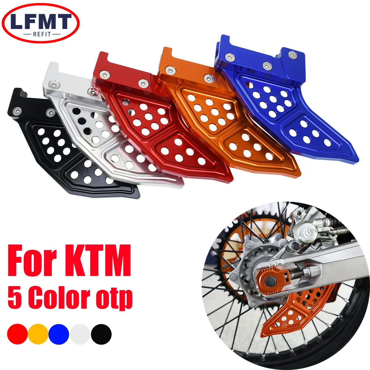 

Motorcycle CNC Rear Brake Disc Guard Protector Cover For KTM SX XC SXF XCF EXC EXCF XCW 2004-2023 Husqvarna 125-501 TC FC TE FE