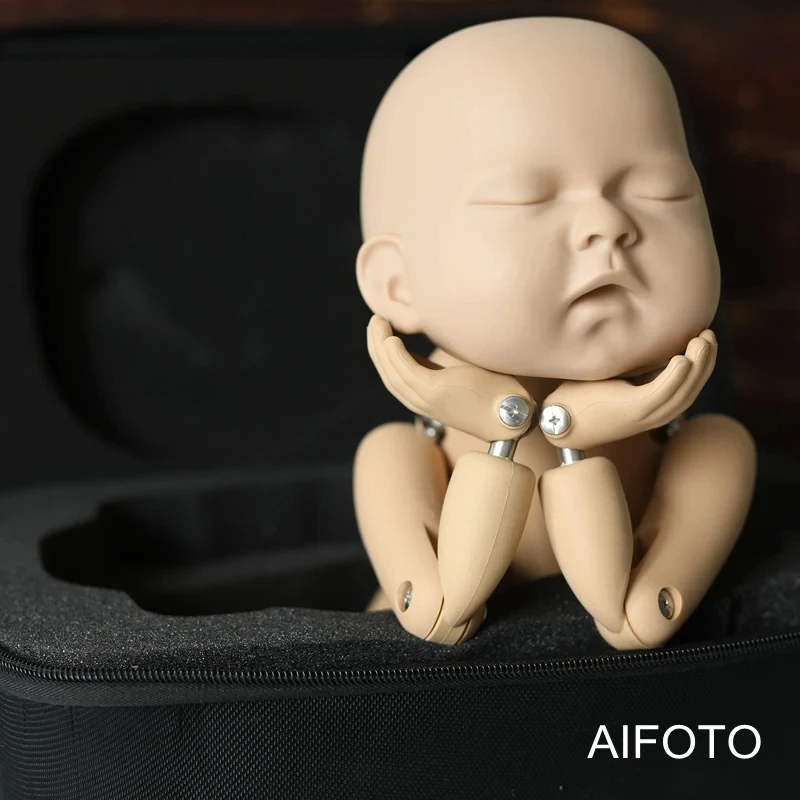 Posing Joint Doll Model Newborn Photography Props Photo Shooting Studio Accessories Flokati baby Fotografia Simulation Training