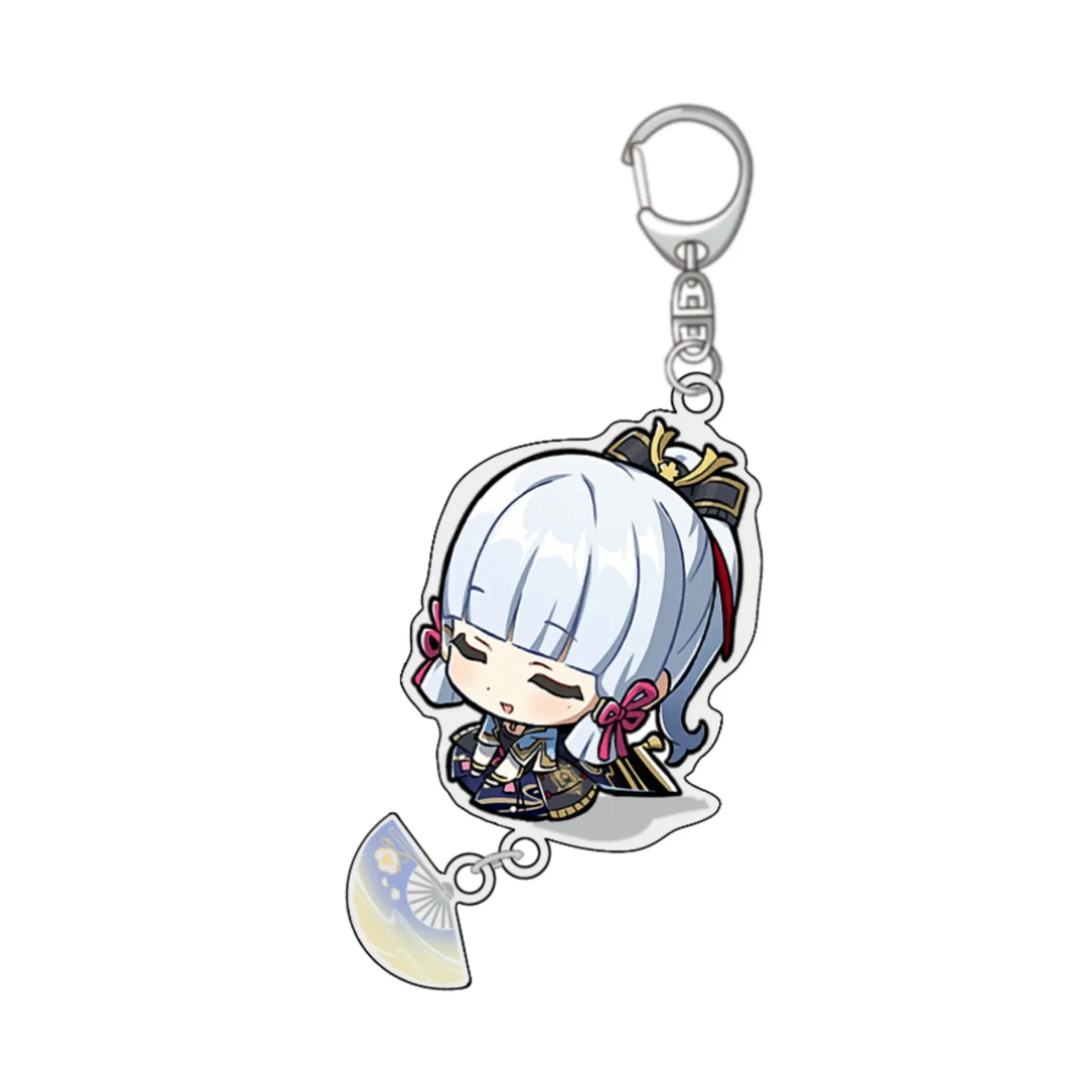 Anime Game Genshin Kunikuzushi Morax Kaeya Xiao Hu Tao Tartaglia Acrylic Keychain Badge Cartoon Cosplay Pendant Accessories image 6