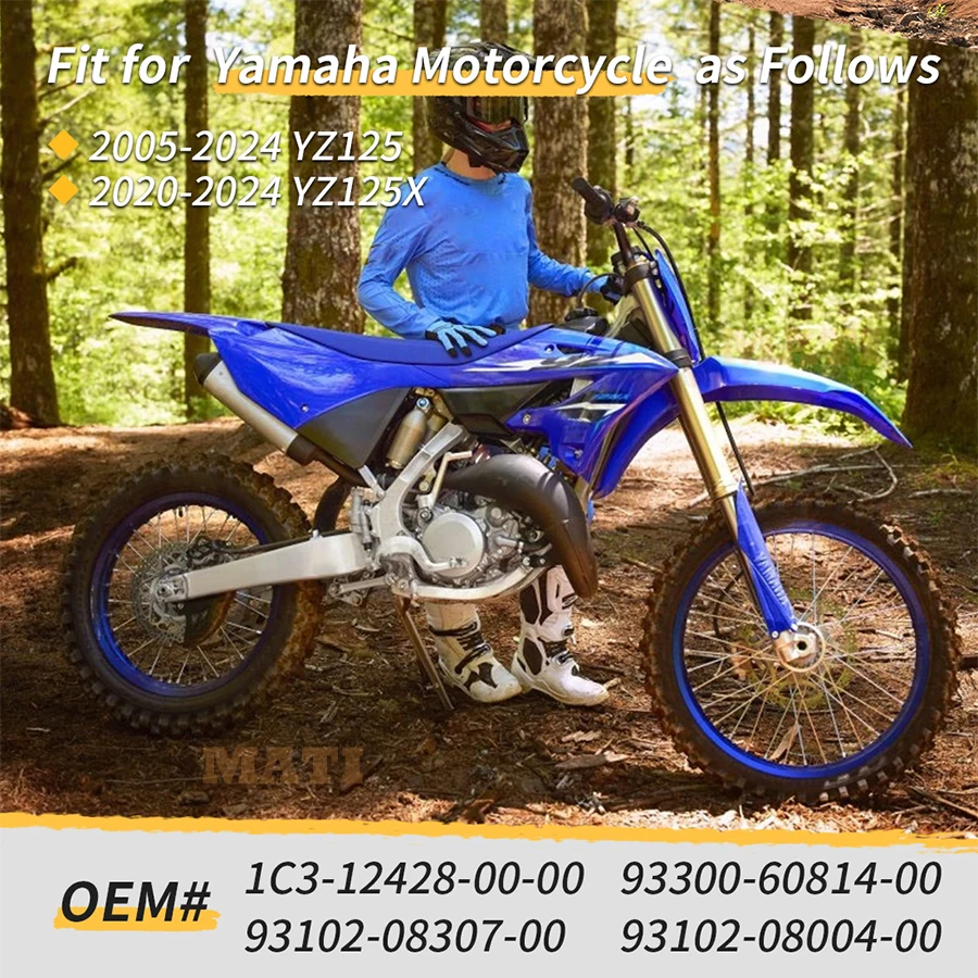M MATI Water Pump Rebuild Kit For Yamaha YZ125 YZ125X 2005-2024 1C3-12428-00-00