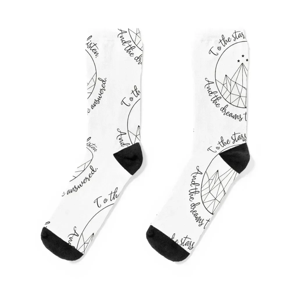 

Acotar Velaris shirt Socks loose halloween hiking gift Socks For Man Women's