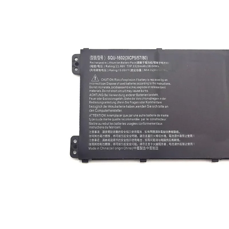 for Shenzhou God of War X5 CP5D1 CP7S1 SQU-1602 916Q2271H Battery