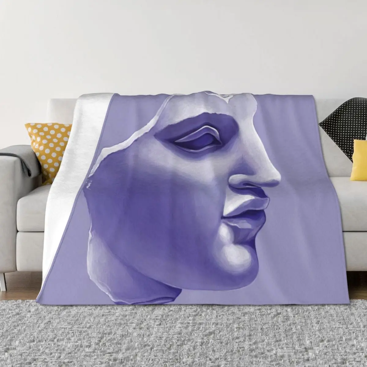 

F R A G M E N T Throw Blanket Luxury Thicken Designers Thin Blankets