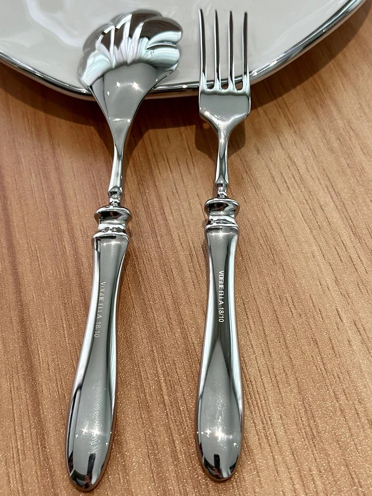 304 Stainl Steel ell Spoon Creative Dert Dim Sum Coffee Cup Spoon Yogurt Ice Cr Spoon Fine Dining Utensils
