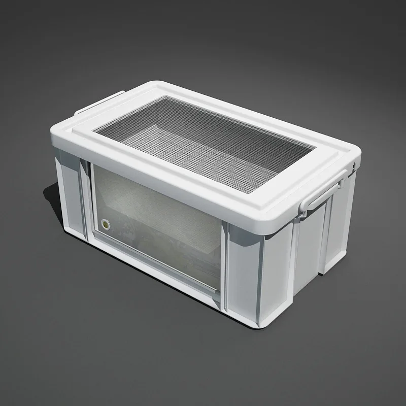 Elegant Plastic Terrarium Plastic Pet Box Small Medium Large Reptile Breeding Cage White REPTILES Wood Glass Pet Cages Quadrate