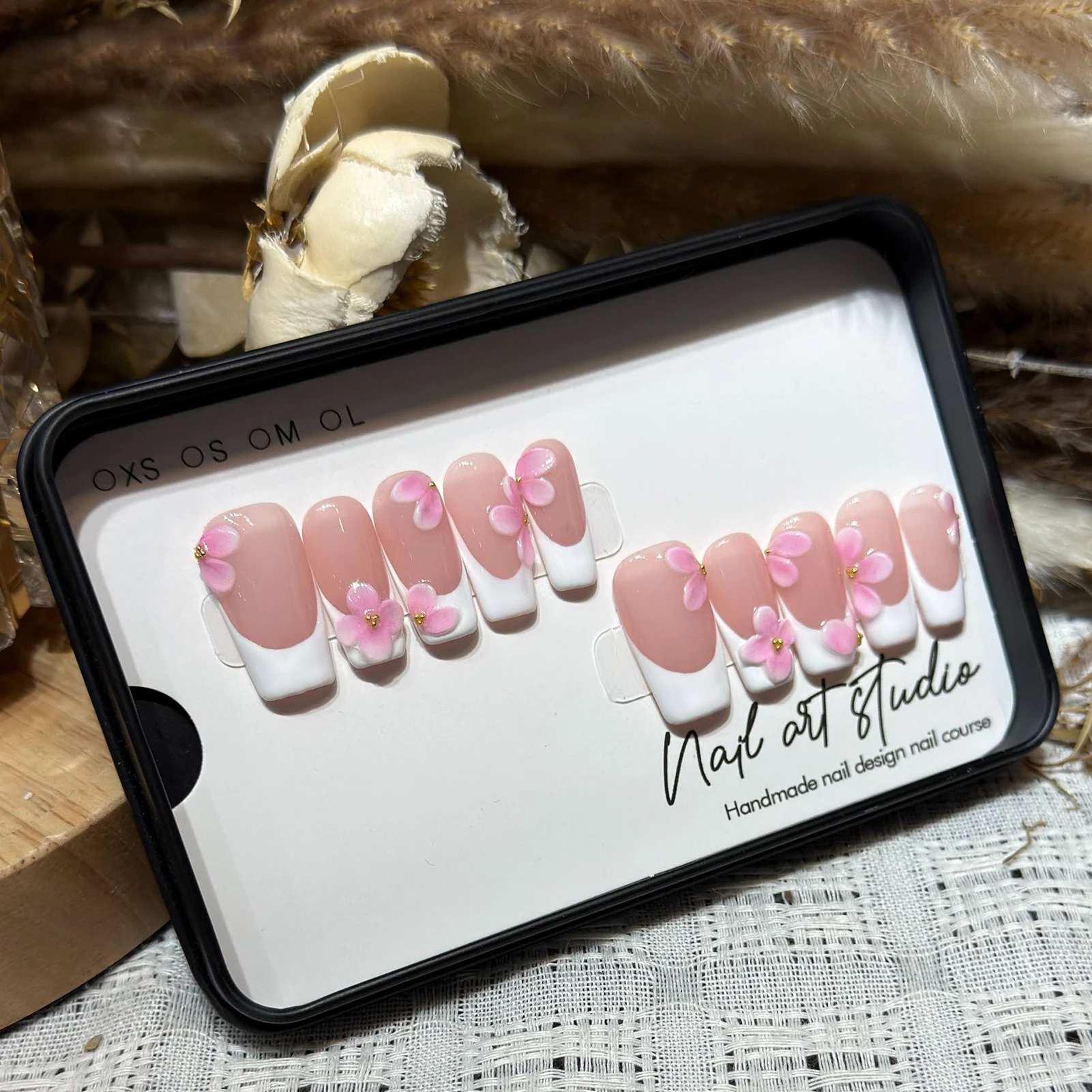 10pcs White French Style Tips  - огляд і ціна Resin Art Design