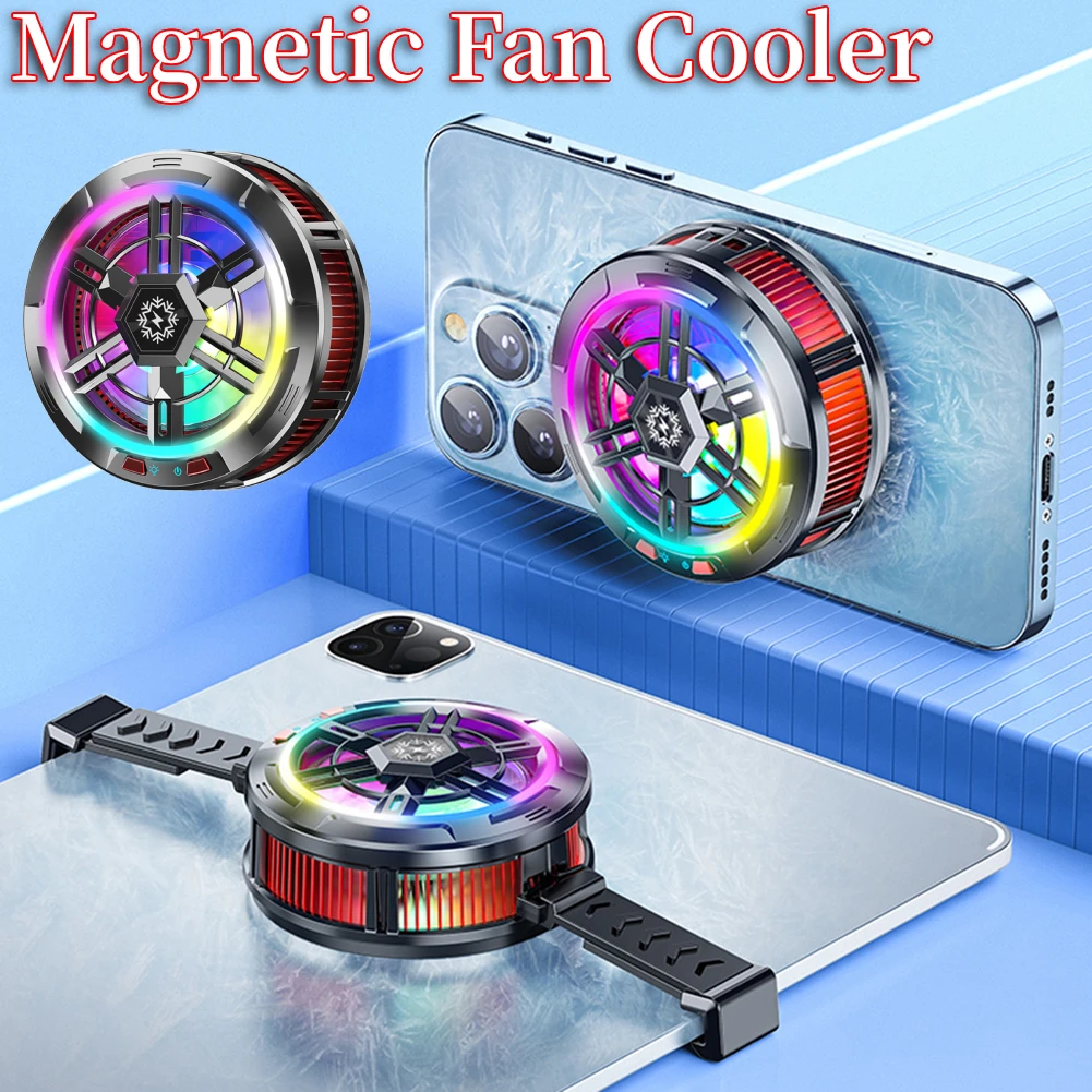 X100 fan phone Magnetic Cooler for Dedicated tablet with Aluminum laptop tablet Stand radiator peltier cooler for ideal -iphone