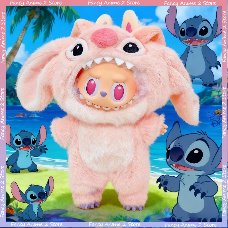 

Милая мультяшная одежда для кукол 17 см V1 V2 V3 Labubu Kawaii, мини-плюшевая одежда для кукол, костюмы, аксессуары для кукол своими руками, подарки