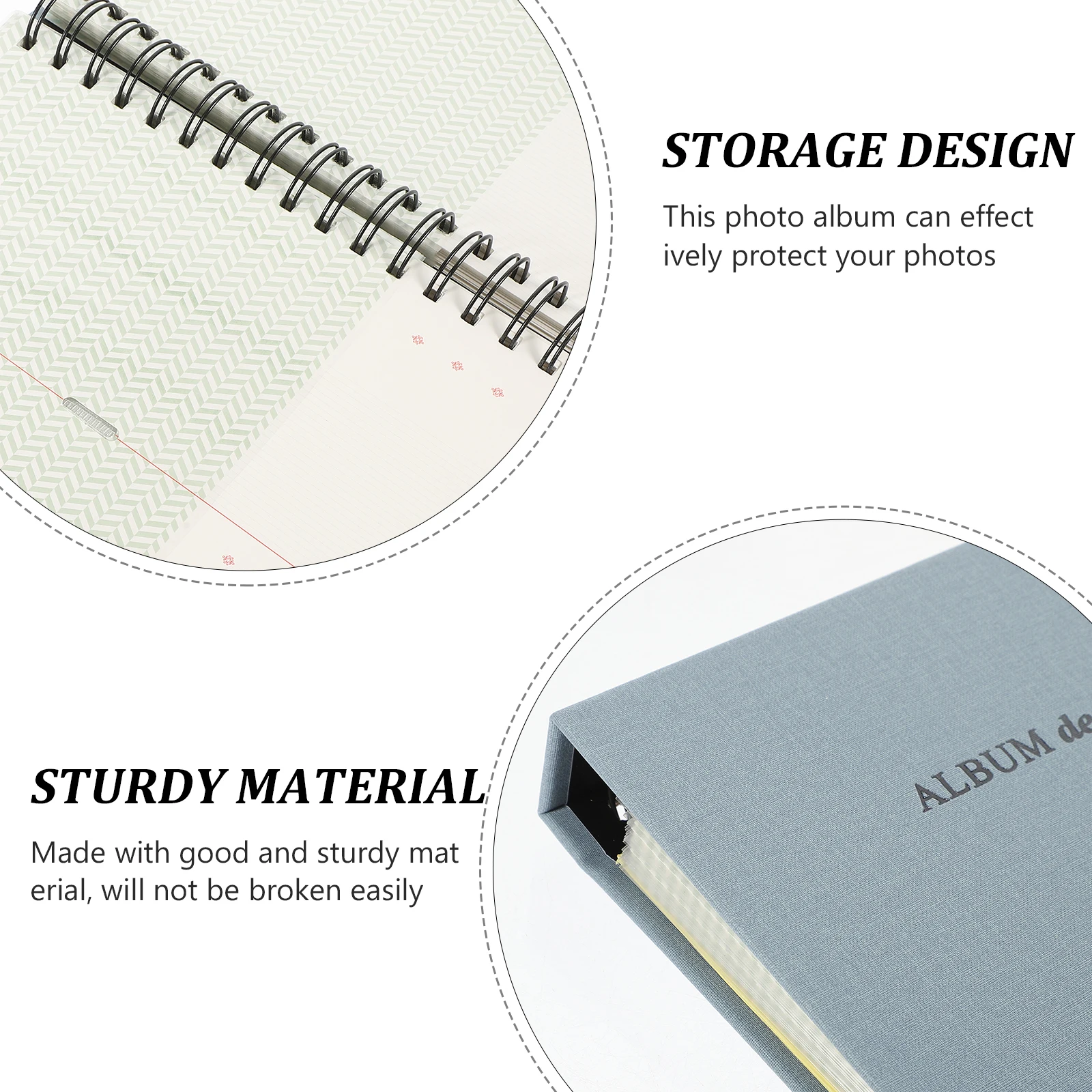

Tickets Storage Album Sturdy Photo Postcards Holder Collectibles Organizer For Concert Movie Travel Decorative