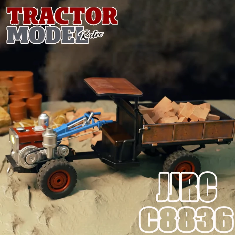 

Jjrc New Handheld Tractor C8836 Fully Proportional 4wd Simulation Tractor Children'S Rc Toy Remote Control Car