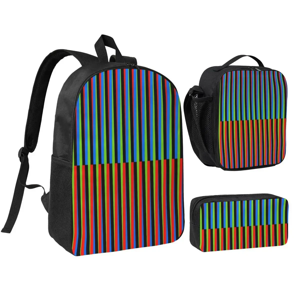 Venezuela Backpack Student Boys Girls BookBag School Bag Computer Shoulder Bags 3ps Insulated Lunch Bag Pencil Case