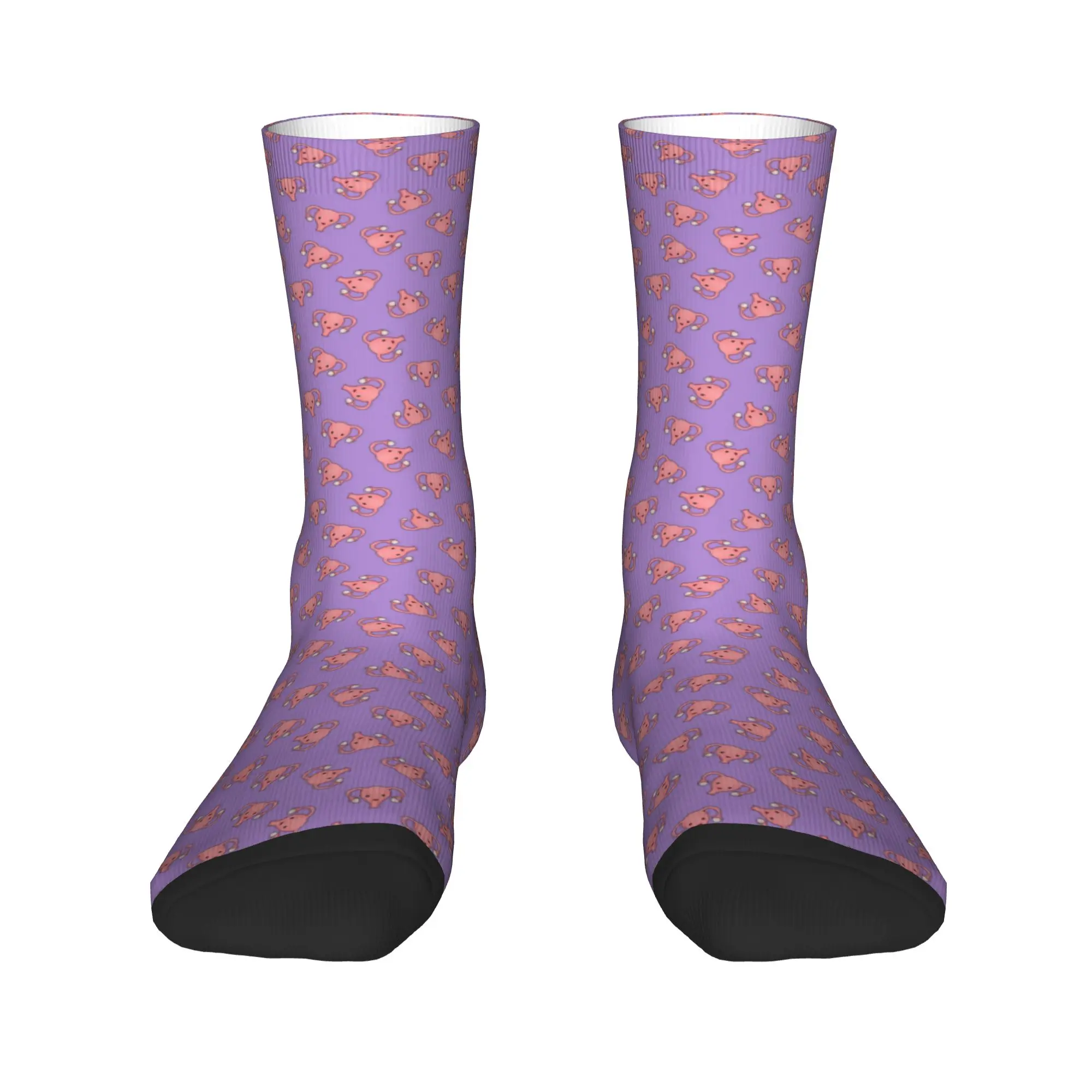 

Funny Pregnant Uterus PUSH Socks Men Women Warm 3D Printed Nurses Midwife Obgyn Basketball Sports Socks