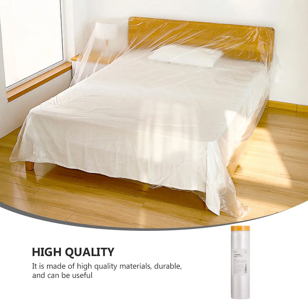 Mattress Protector Dust Cover Film Lucid Topper Plastic Sheeting Home Furniture