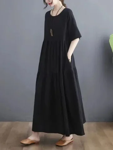 صيف جديد فضفاض القطن Liniment الدكتور البطن إخفاء الشباب تنورة طويلة ort المراكب الشراعية الترفيه ألياف البوليستر تنورة الدكتور