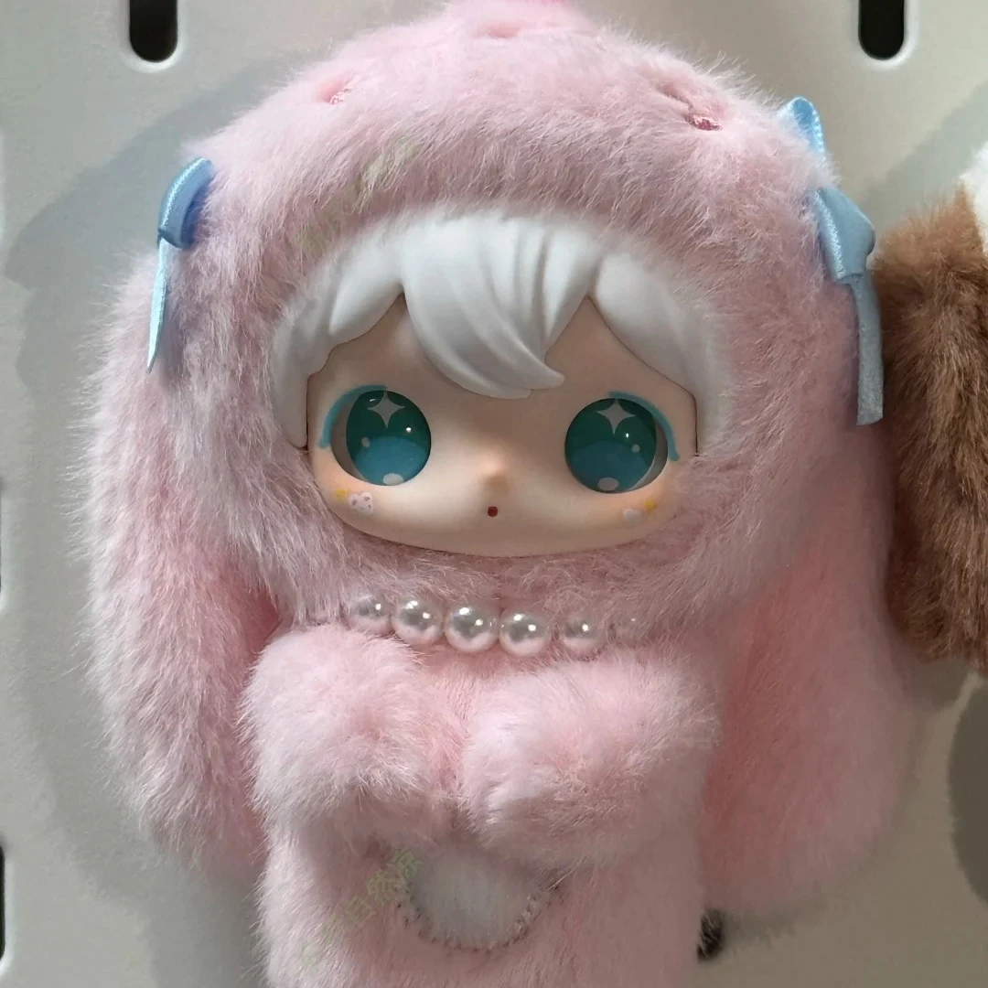 متوفر في المخزون حقيقية TXN المشارك أرنب Shyshy V2 بلدي ليتل يو سلسلة صندوق أعمى لطيف الفينيل وجه دمية العصرية على ظهره قلادة الهدايا