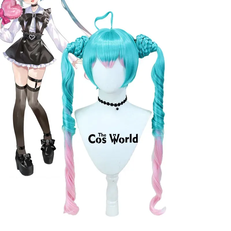 vocaloid-ミクファッションサブカルチャー-100-センチメートルロングアニメコスプレウィッグ繊維耐熱人工毛-ウィッグキャップ