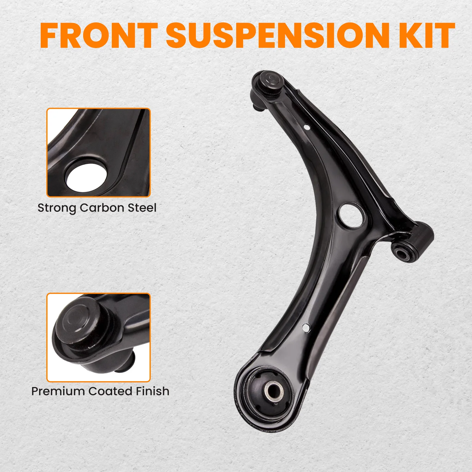 Maxpeedingrods Front Lower Right Control Arm w/Ball Joint Sway Bar Link for Dodge Caliber 2009 2010 2011 2012