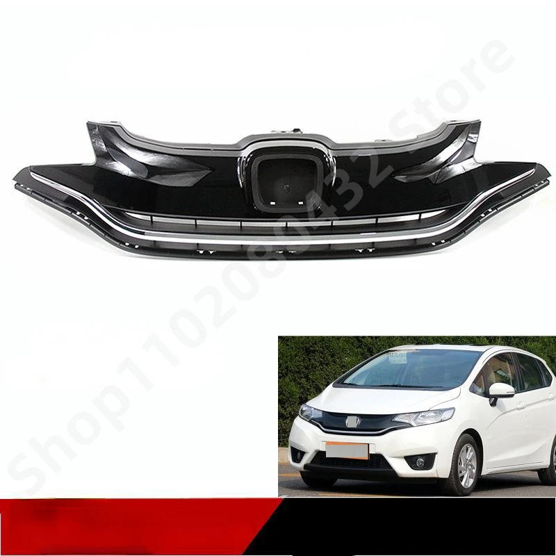 car FRONT GRILL Grills Accessories For Honda Jazz Fit GK5 2014-2017