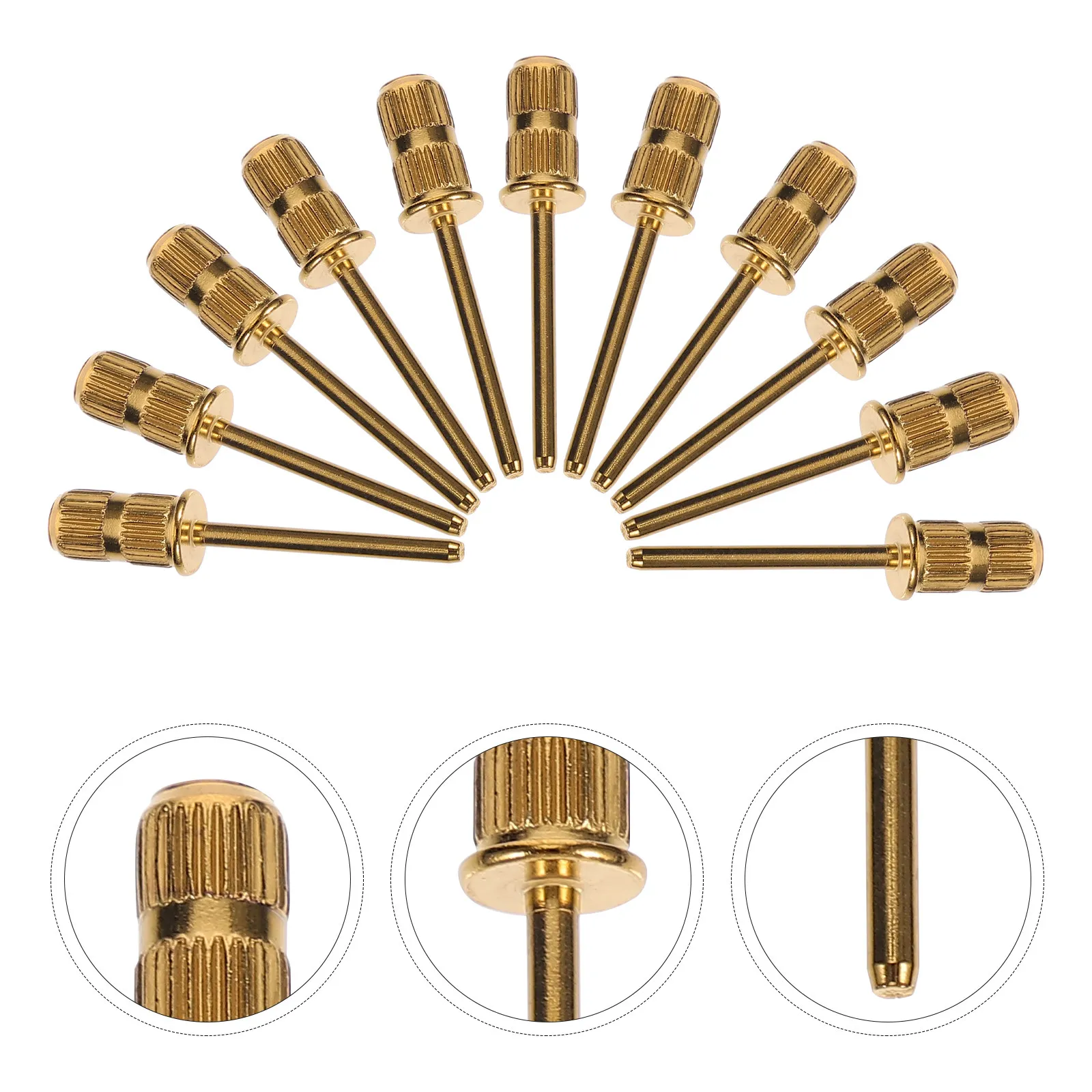 

20Pcs Nail Drill Bit Sanding Bands Replacement Manicure Pedicure Nail File Bit Kit Durable Rust Resistant for Natural Artificial