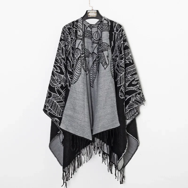 

Классический шарф Shalw 125*150 см, мужская этническая кепка с кисточками, пальто, пончо с бахромой, офисное уличное теплое кашемировое платье, накидки из пашмины, накидки