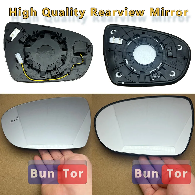 For KIA OPTIMA/K5 2011 2012 2013 2014 2015 Left or Right Side Rearview Mirror Glass/OE:87611-2T000 87621-2T000/Wing Mirror Lens