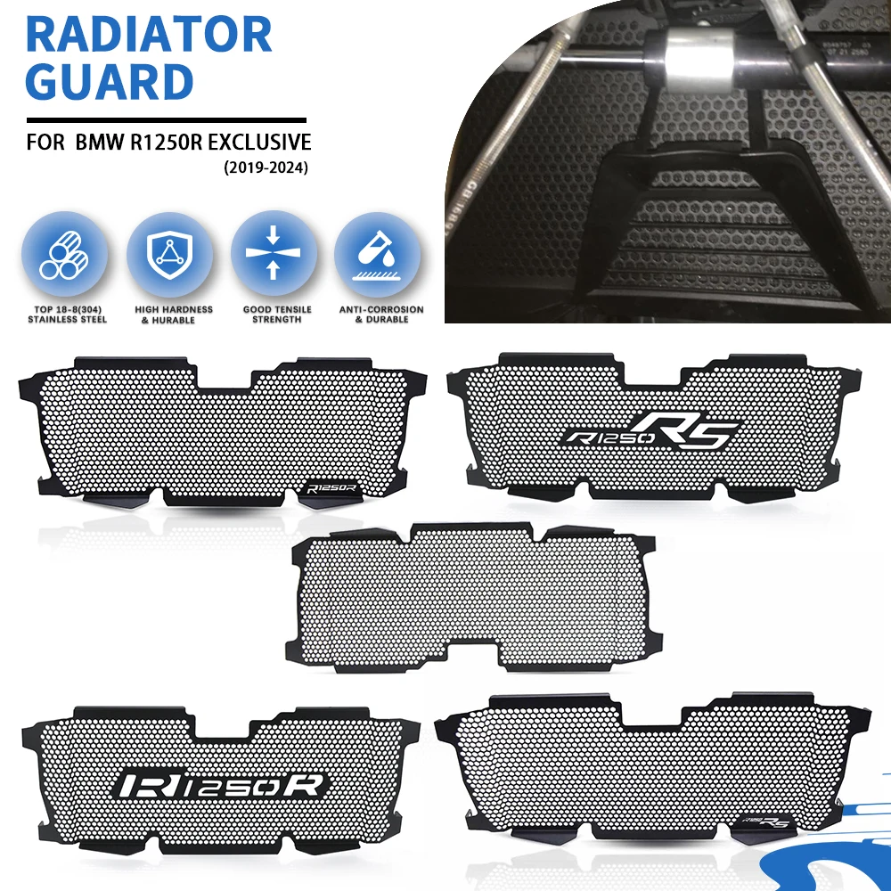 

Motorcycle Radiator Grille Guard Protector Cover For BMW R1250R Exclusive 2019-2025 2024 2023 2022 R 1250 R Sport 2024 R1250 RS