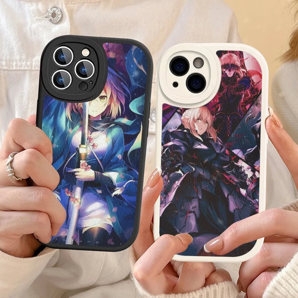 Fate Grand Order Phone Case Hard Leather For IPhone 14 13 12 Mini 11 14 Pro Max Xs X Xr 7 8 Plus Fundas