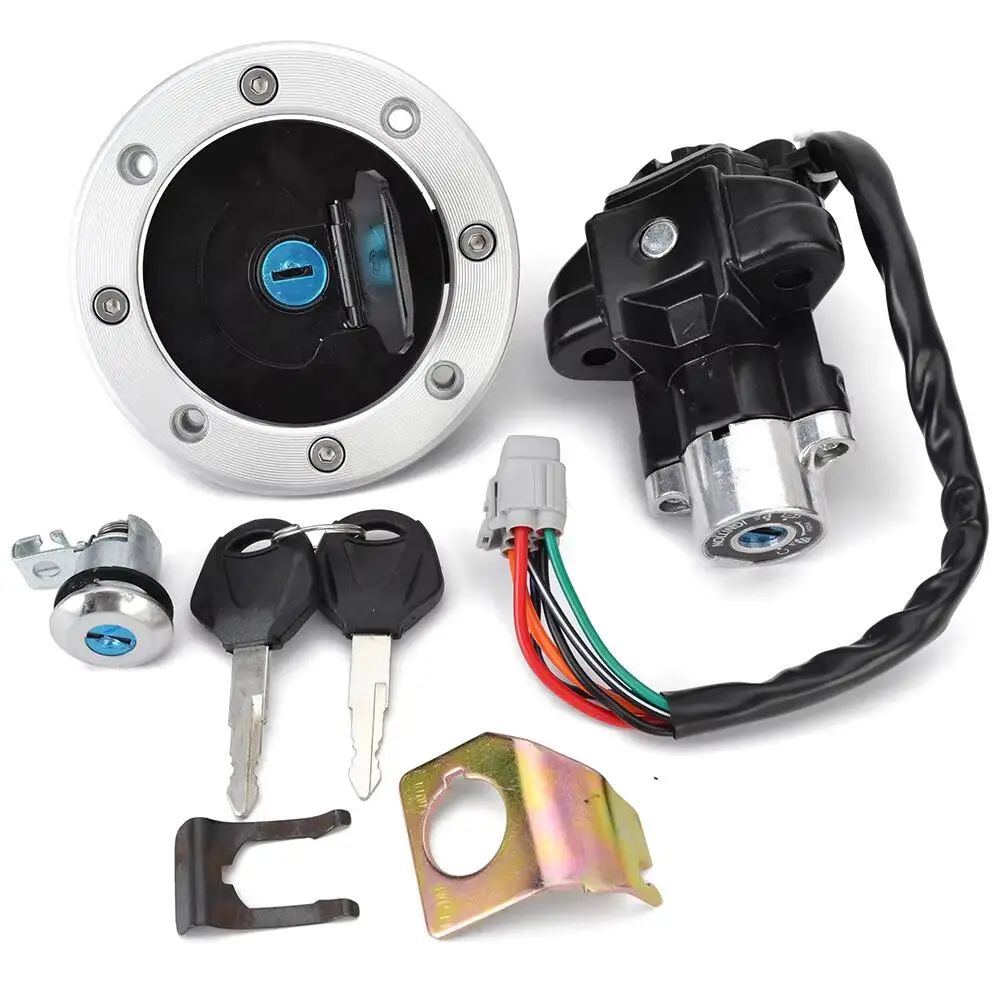 

Мотоцикл DL650 DL1000 V-Strom, переключатель зажигания, крышка топливного газа, ключ замка сиденья для Suzuki DL 650 DL1000 Vstrom 3700006860 3700027860