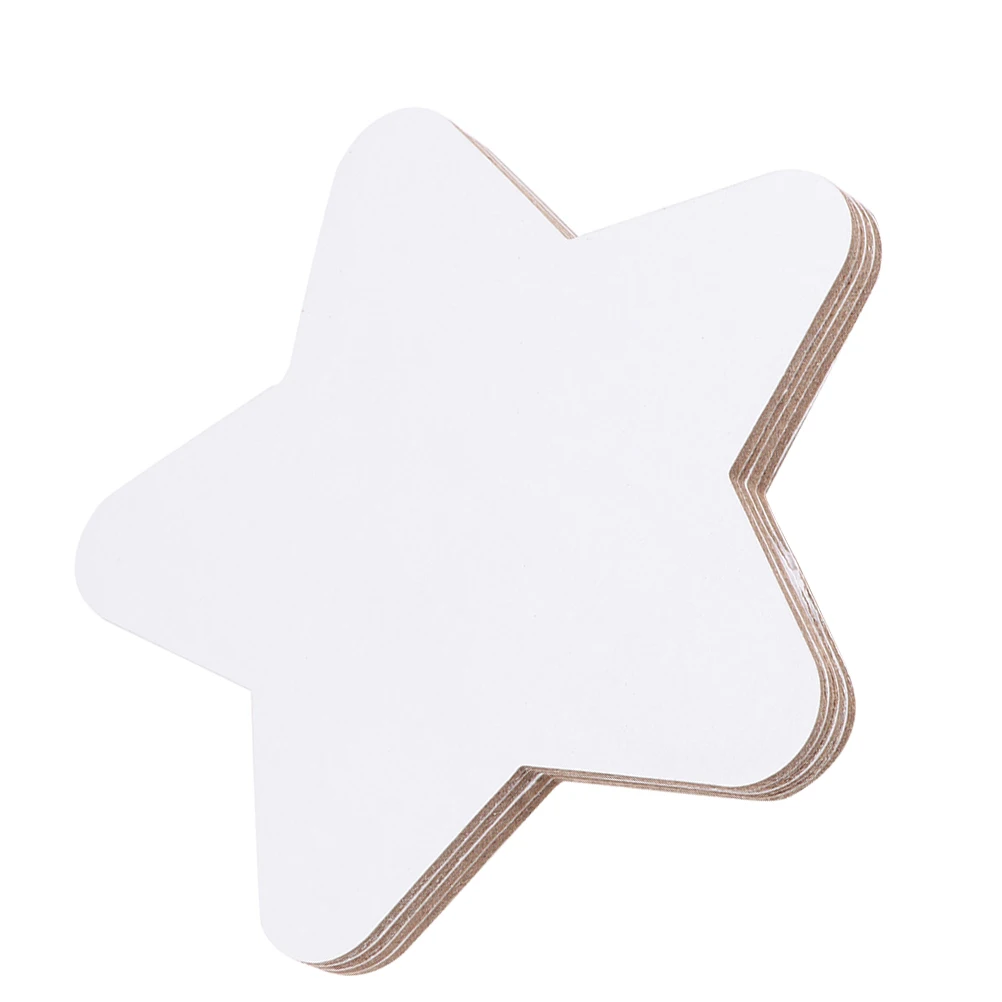 4 قطع من لوحات قماش القطنية على شكل نجمة لوحات رسم صغيرة لمستلزمات فنية زيت الأكريليك مجموعة ديكور الهالوين #4