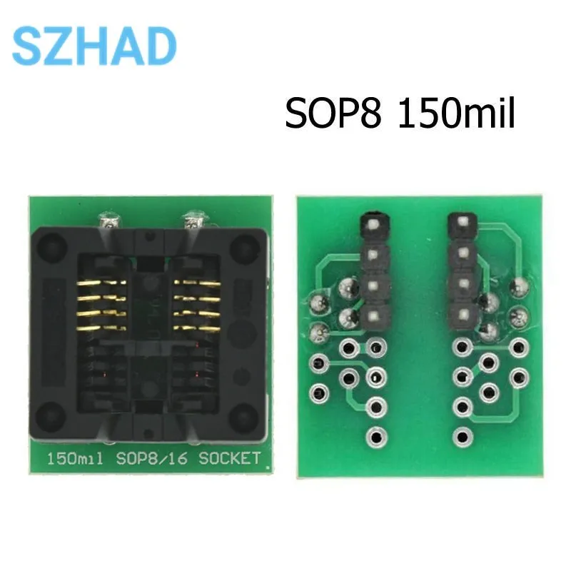 Burning Socket SOP814/16/18/20/24/28 to DIP 150/200/208/300 mil Wide Narrow Chip Programmer Adapter IC Conversion Test Socket