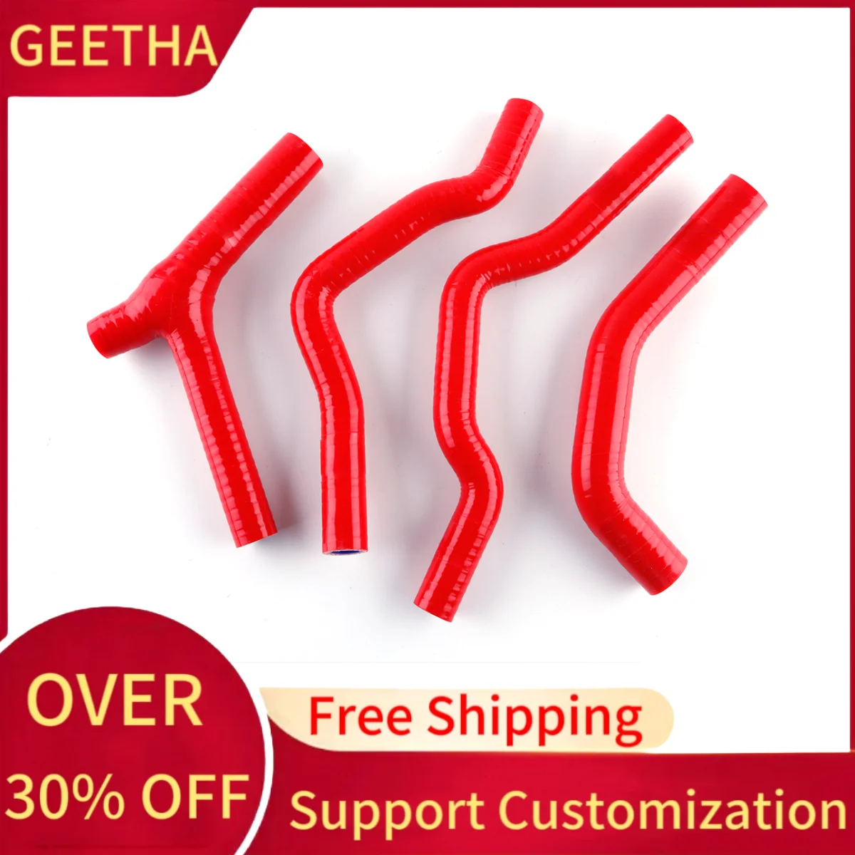 For Honda CR500R CR 500 R 1985-1988 1986 1987 Silicone Radiator Coolant Hose Kit