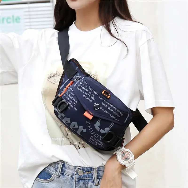 

Waterproof Tooling Street Leisure Messenger Fashion Buckle Men's and Women's Multifunctional Shoulder Bag Waist Bag Backpack