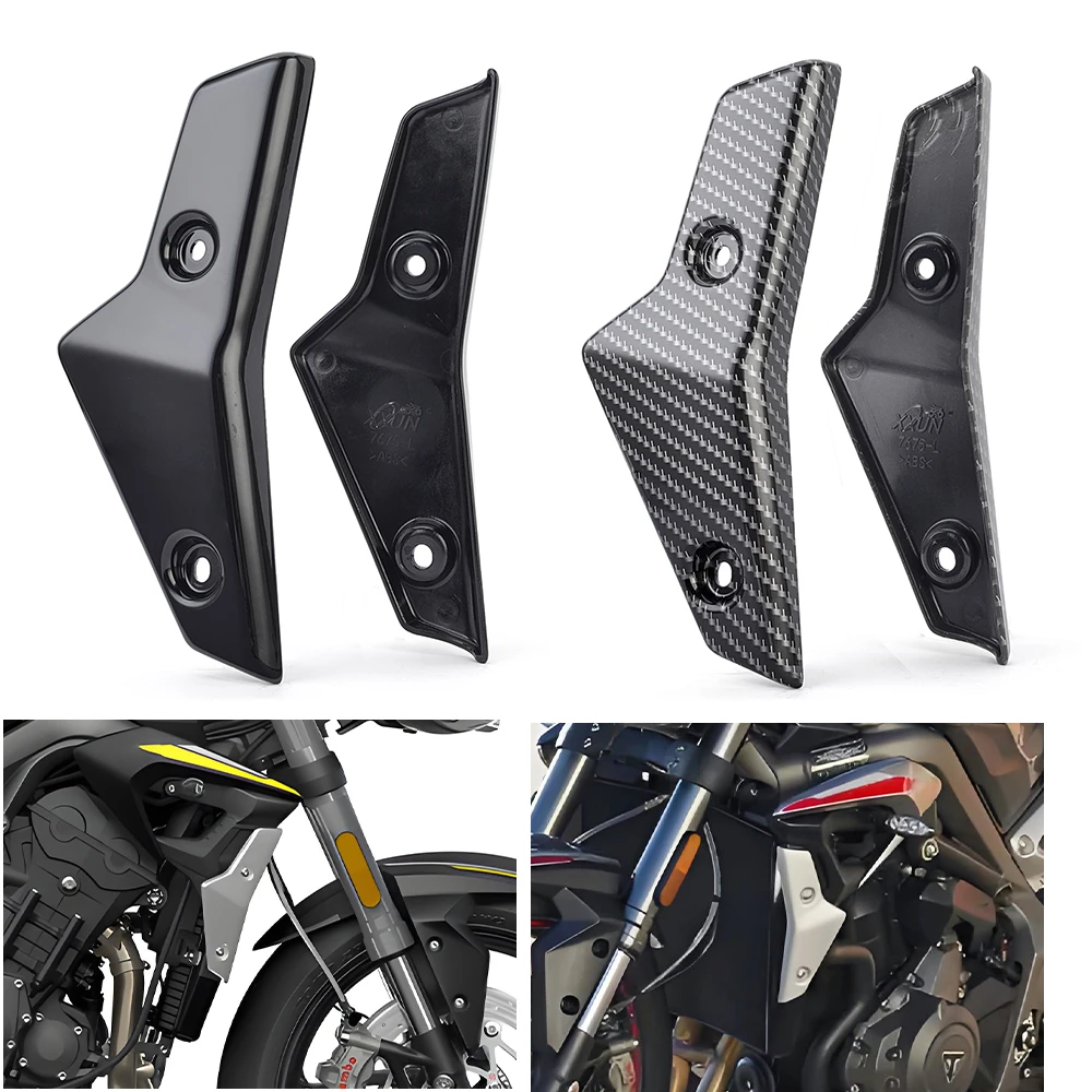 For Triumph Street Triple 765 R RS Radiator Side Cover Cap Panel Fairing Guard Cover Motorcycle 765R 765RS 2020 2021 2022