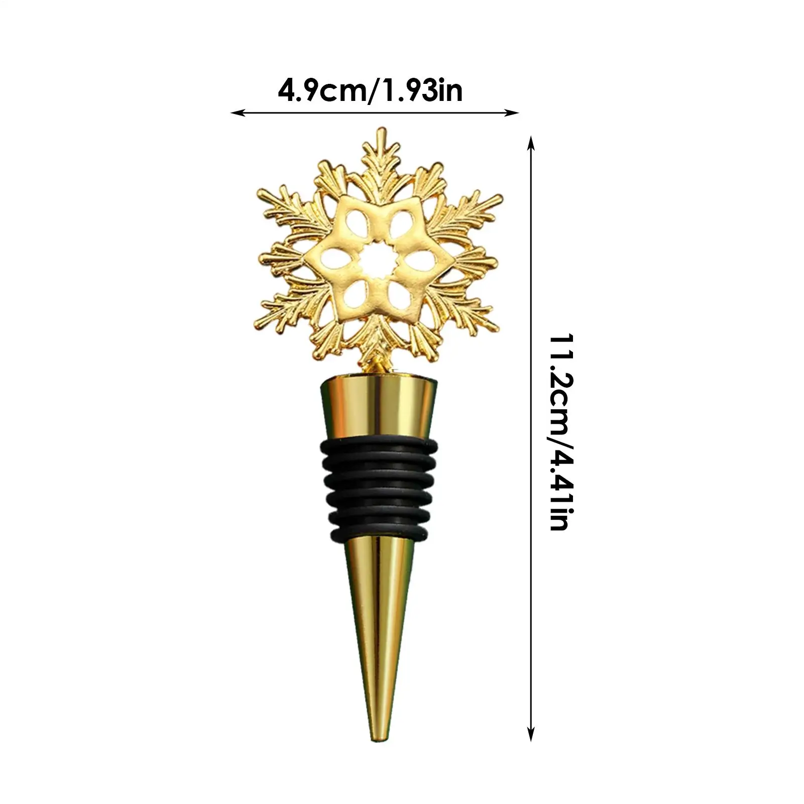 Wine Stopper Airtight Christmas Zinc Alloy Metal Wine Sealer Bottle Stopper For Home Office Restaurant Camping Bar Accessories
