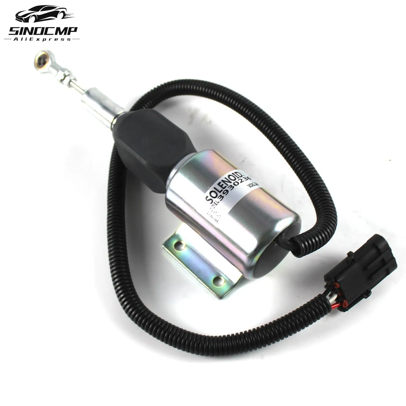 

New 12V Shutdown Solenoid 3930235 Fuel Stop Solenoid For Cummins 6c 8.3l Industrial Engine